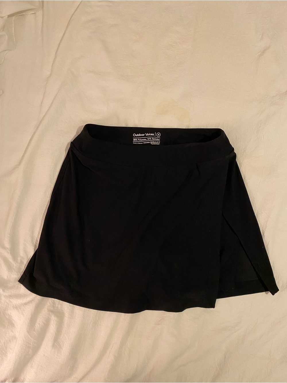 Outdoor Voices Black Mini Skort